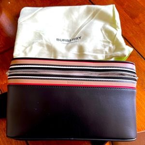 Burberry Leather Cube Bum Bag